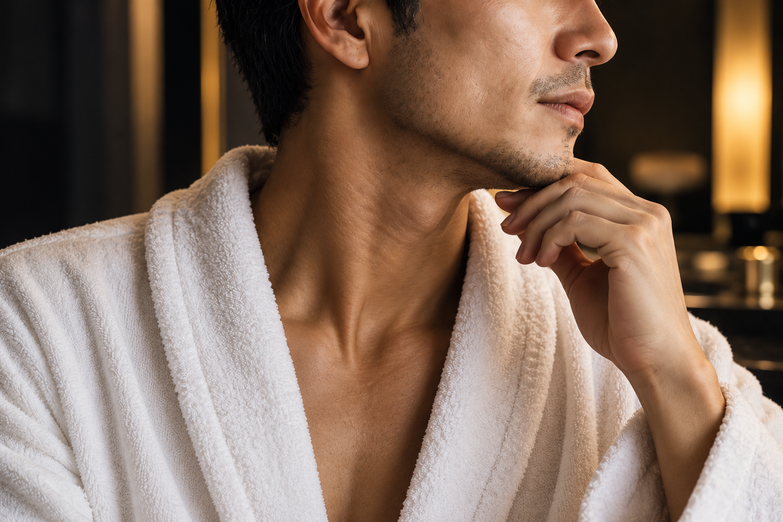 メンズ脱毛のカウンセリングを受ける男性